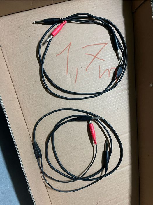 Kabel kable 9 sztuk jack 6,3 rca chinch vga rozgałęziacz
