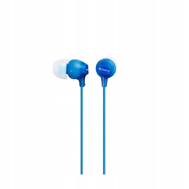 uszkodzony słuchawki przewodowe douszne sony mdr-ex15ap z mikrofonem 3,5mm