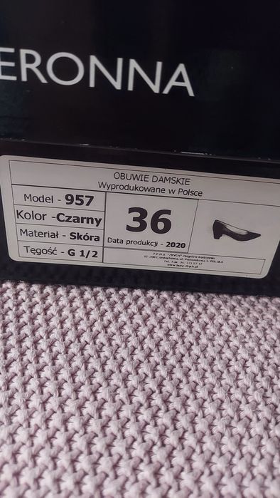 Buty czółenka skóra zamsz