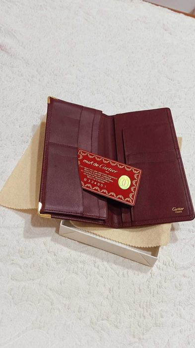 Carteira long vintage Cartier