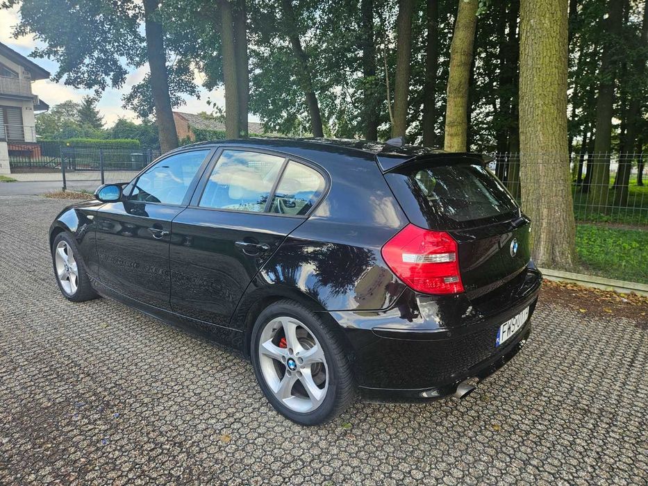 BMW 1 * 2.0 benzyna * 143 KM * 2007r. * jasna skóra *  podgrzewane fotele *