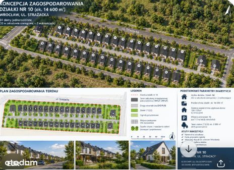 Działka 14600 m² we Wrocławiu