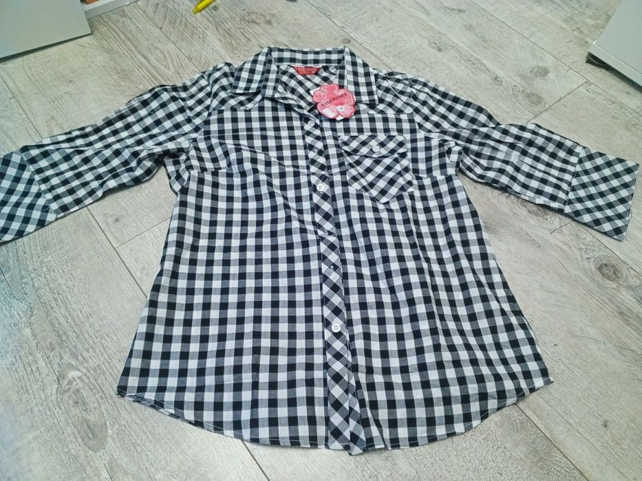 Damska koszula w kratę w rozmiarze 38 z firmy rover flower