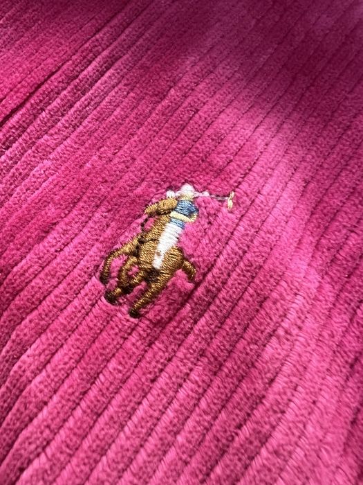 х2 RALPH LAUREN (S/M) Pink Pullover Corduroy вельветовая кофта женская