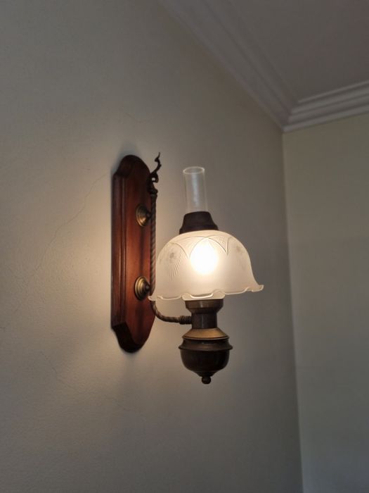 Conjunto de candeeiro e aplique