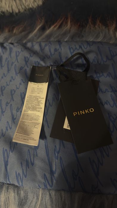 Szal damski futrzany marki Pinko Unikat