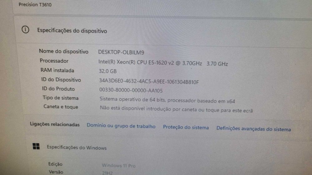 Dell T3610 / Xeon E5-1620 v2 / 32GB / 256SSD / Quadro K4000