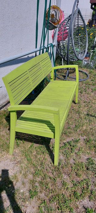 Ławka drewniana ogrodowa