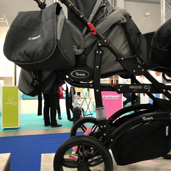 Trippy Babyactive 3w1. 3xGondola 3xSpacerówka 3xFotelik Dla Trojaczków