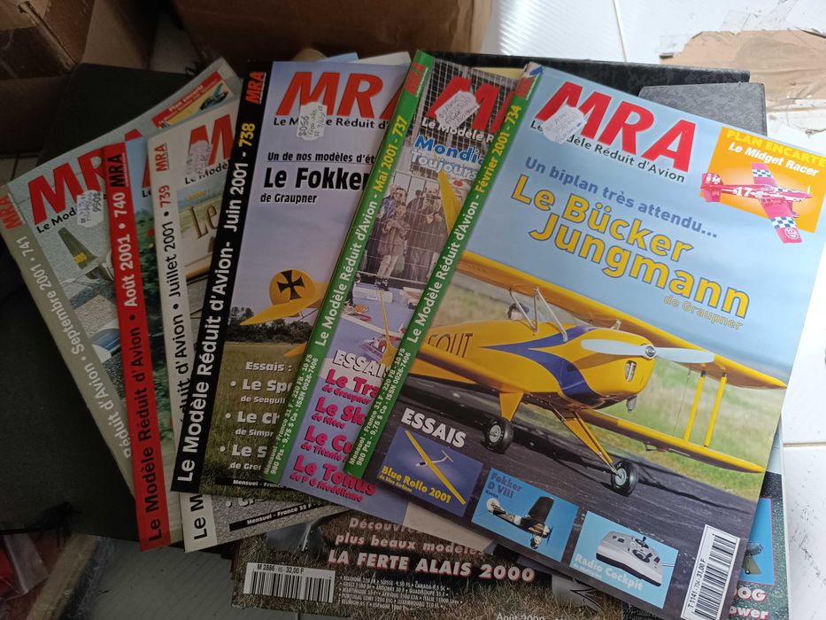 6 Revistas da MRA Le Modele Rèduit d´Avion