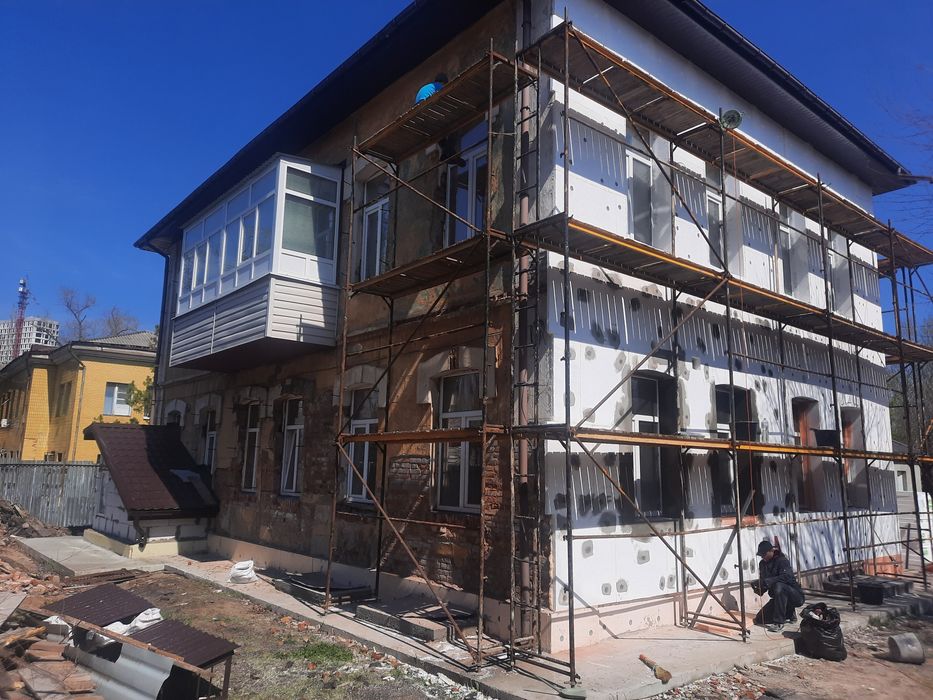 Утепление фасада Днепр от 150грнм2