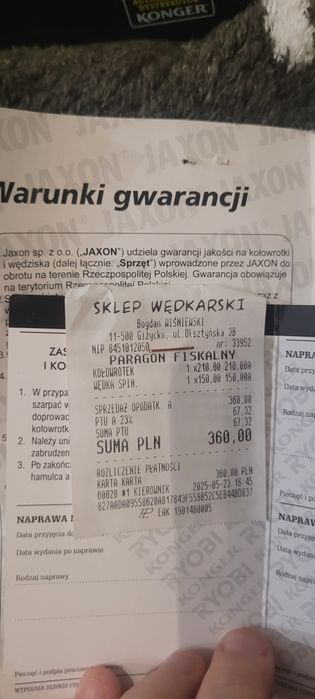 Świetny zestaw do okoni: Kołowrotek ryobi virtus 1000 i wędzisko jaxon