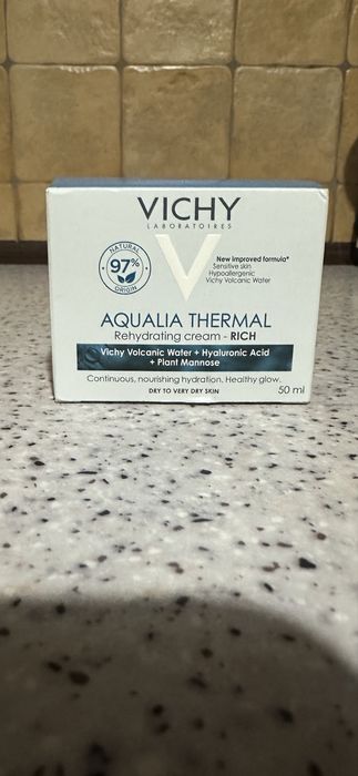 Крем для обличчя vichy (віши) aqualia thermal для глибокого зволоження сухої та дуже сухої шкіри, 50 мл