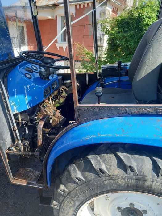 Міні трактор зубр 244+фреза+плуг