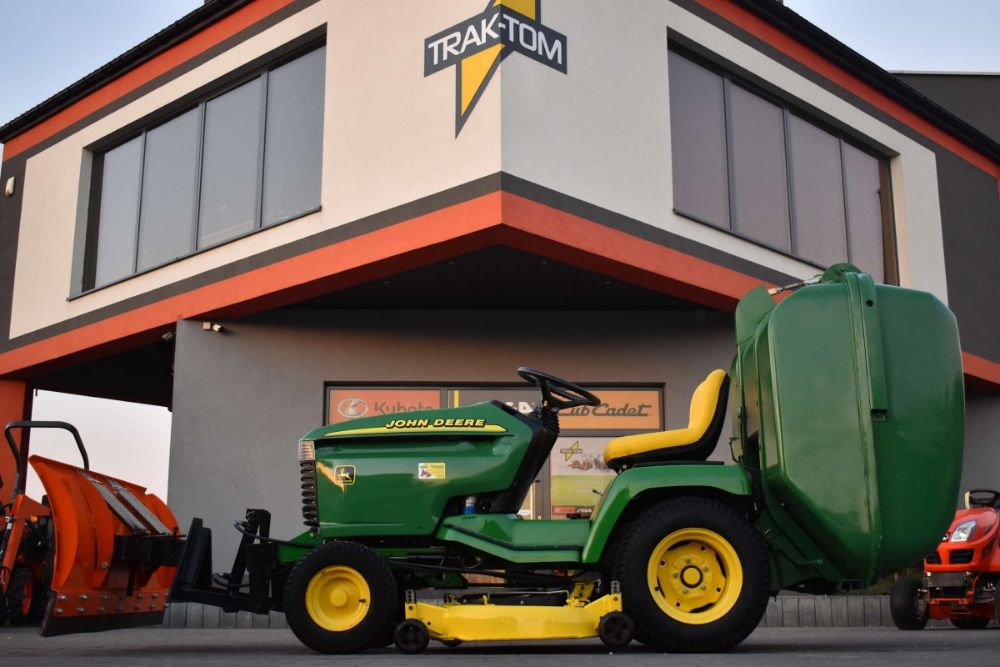 kosiarka traktor ogrodowy diesel John Deere GX355 122cm kosz 500L hydr