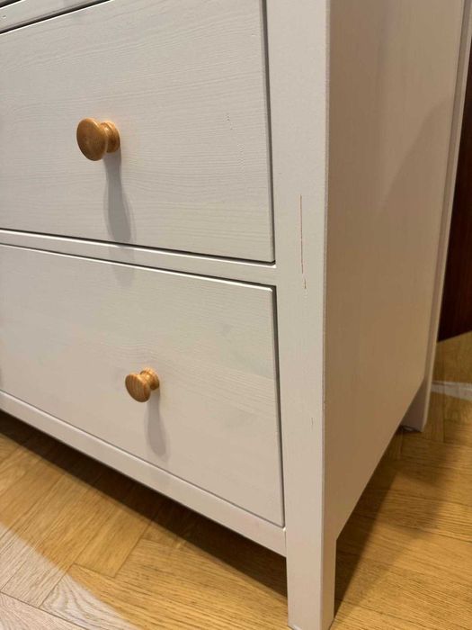 Komoda IKEA HEMNES + nakładka do przewijania | komplet | zadbana