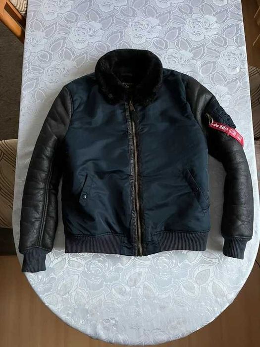 Kurtka męska zimowa bomberka pilotka Alpha Industries B-3 M unikat  L