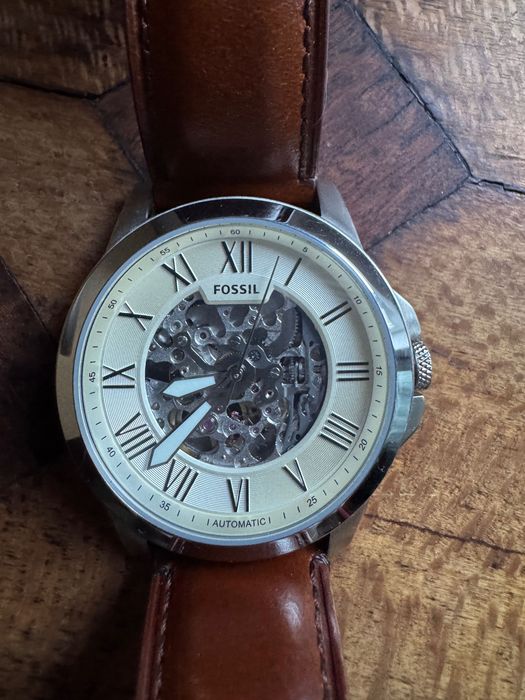 Relogio Fossil skeleton automatico 45 mm