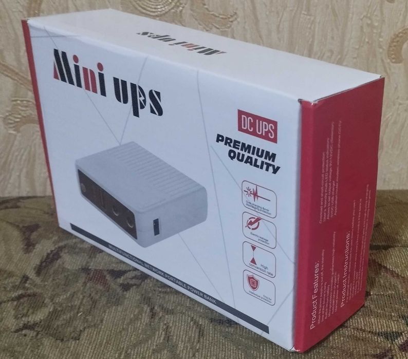 Mini UPS Міні ДБЖ для роутера та гаджетів 5/9/12 Вольт 25 Вт