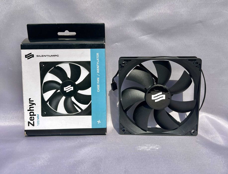 Wentylator SilentiumPC Zephyr 120x120x25 mm wentylator obudowy PC 3-pin nowy