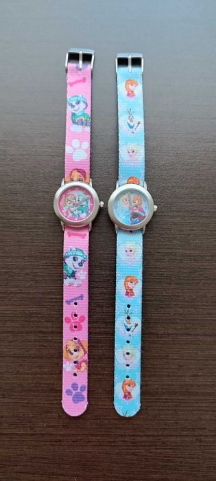 Relógios Disney Frozen e Patrulha Pata