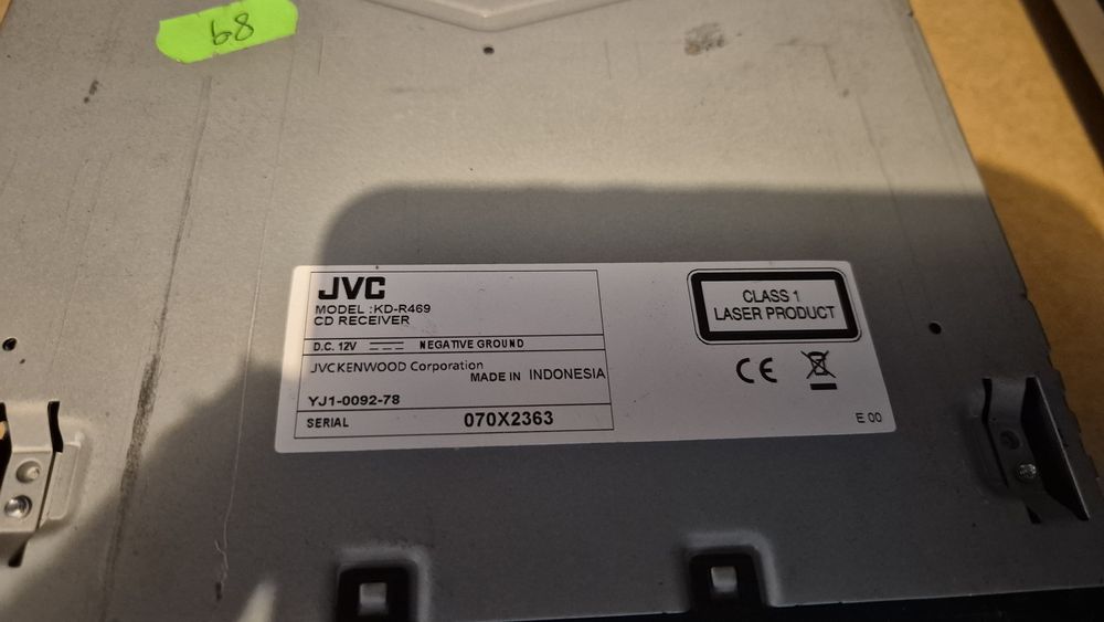 Radio samochodowe JVC KD-R469