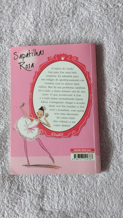 Livro "sapatilhas Rosa - a escola de Londres " edições Nova Gaia