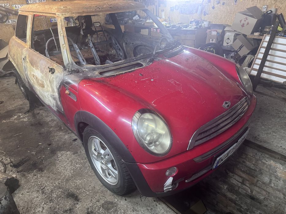 mini cooper 50. 53.капот