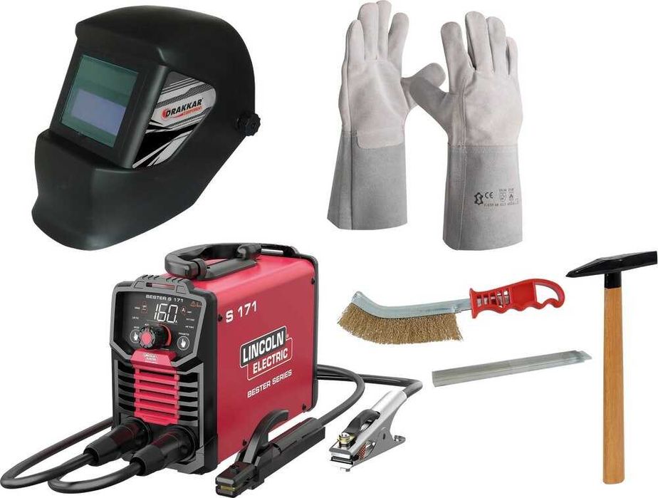 CONJUNTO DE SOLDADURA  C/ MÁQUINA DE SOLDA MMA/TIG 230V S171LL29