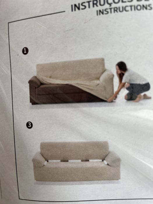 Forra para sofás 2mt /2,20mt - favo visco-elástico cor azul escuro