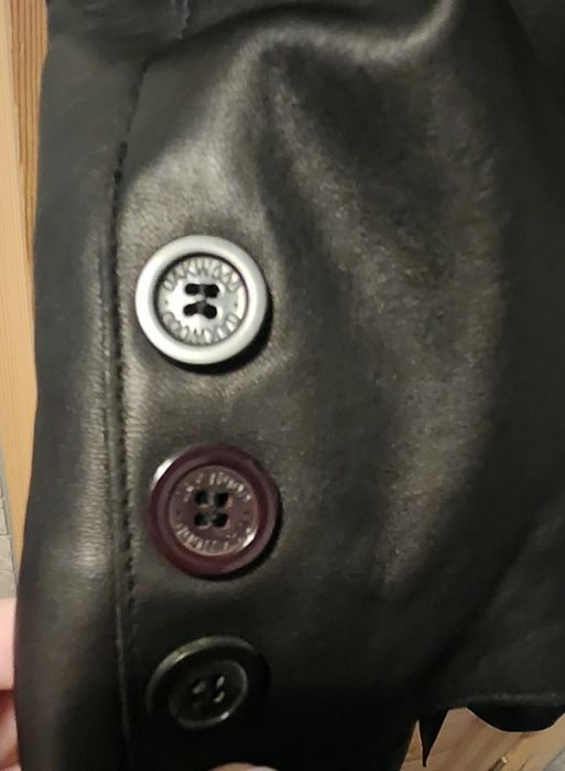 Męski skórzany plaszcz Oakwood 2w1