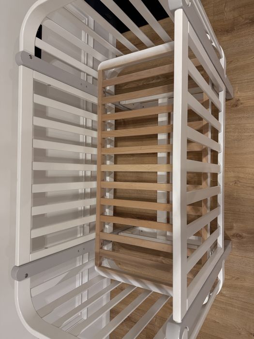 Кроватка Верес Монако біло-сіре