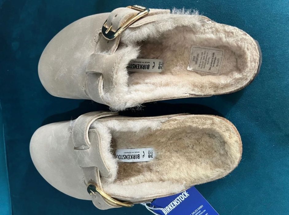 Birkenstock Boston owcza wełna rozm 38