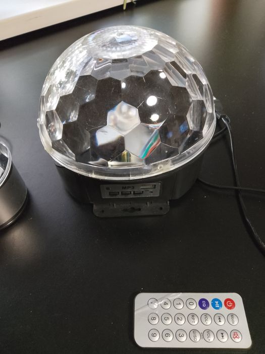 2 kule dyskotekowe LED MP3