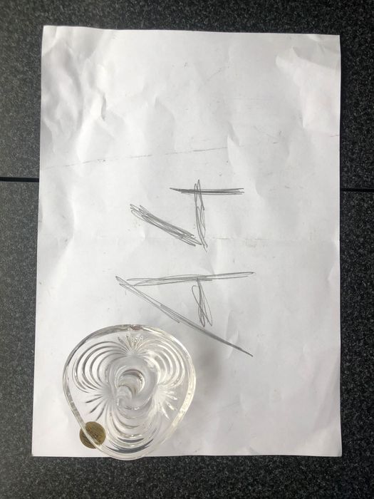 Porta Anéis de Cristal, RCR