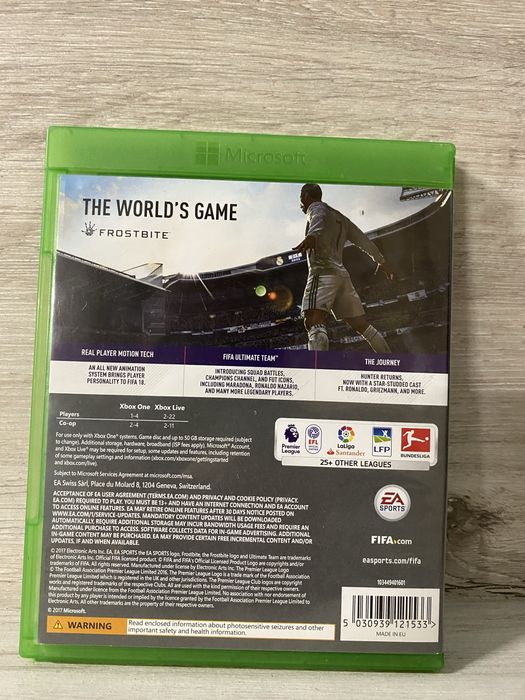 Gra wideo xbox Fifa18