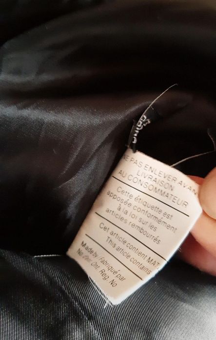 Skórzana kurtka damska przedłużana Identify z USA, nowa L