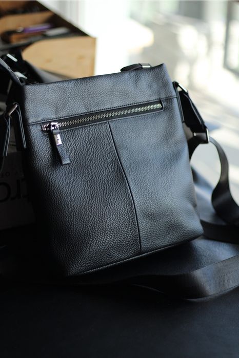 Сумка чоловіча шкіряна через плече / мужская кожаная сумка. А4