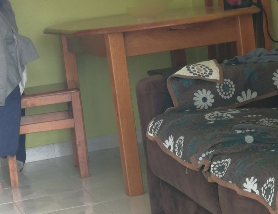 Mesa madeira grande extensível