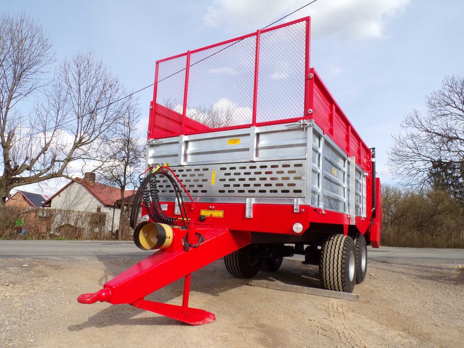 rozrzutnik obornika JOLMET 6t TANDEM/ adapter poziomy 2x ślimak