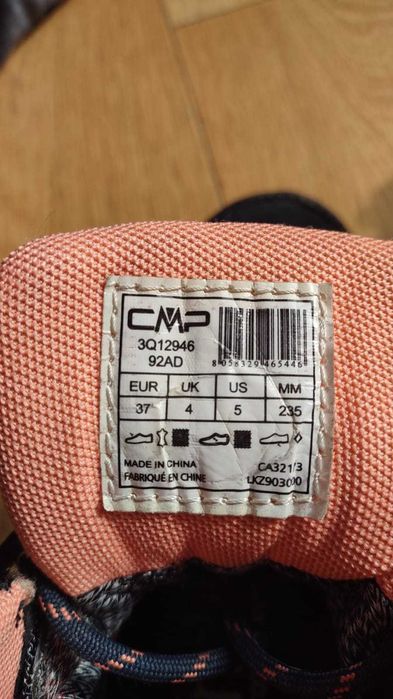 Buty trekkingowe CMP Decathlon water prof rozm. 37