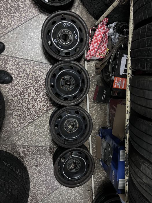 Диски R14 залізні 5*100 комплект ;Стальні диски