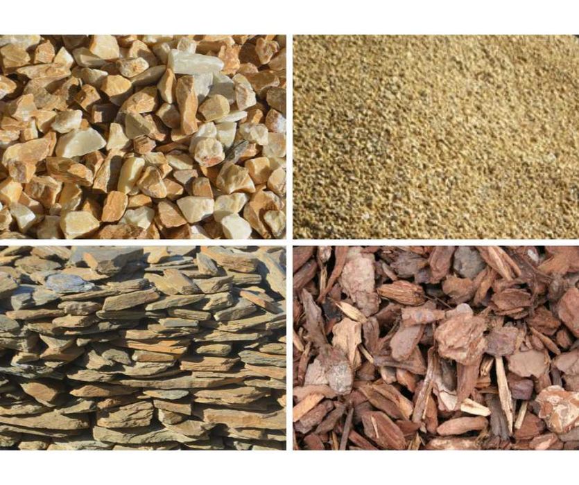 Kamienie Ogrodowe, Kostka Granitowa, Kamień Drenażowy, Piasek, Granit