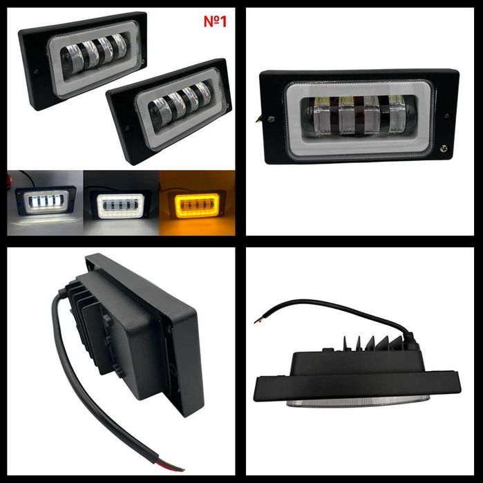 Противотуманные фары, Туманка Led/ЛЕД ПТФ , ВАЗ 2110, 2111, 2112, 2115
