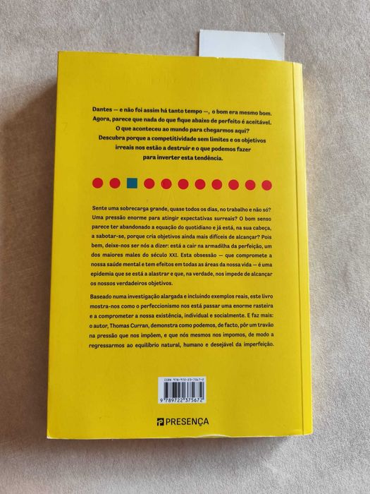 A armadilha da perfeição - livro