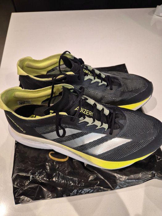 Adidas Adizero Boston 12M Czarno - Żółte 46 2/3