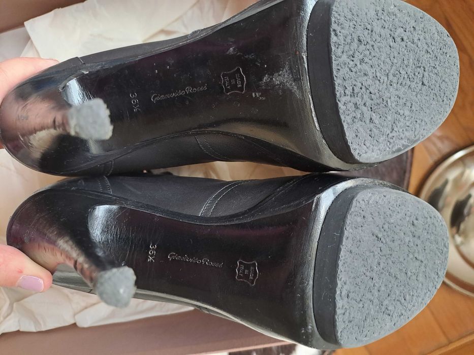 Botins em pele preto - Gianvito Rossi