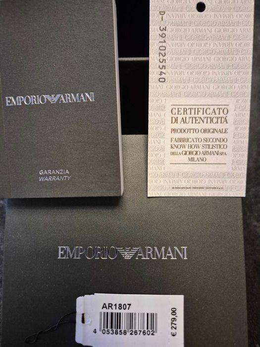 Relógio de pulso original Armani