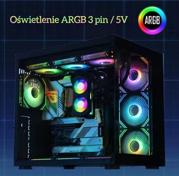 Chłodzenie pamięci RAM, wentylator aRGB / PWM
