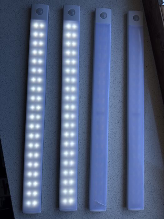 4x Lampy LED lampki czujnik ruchu